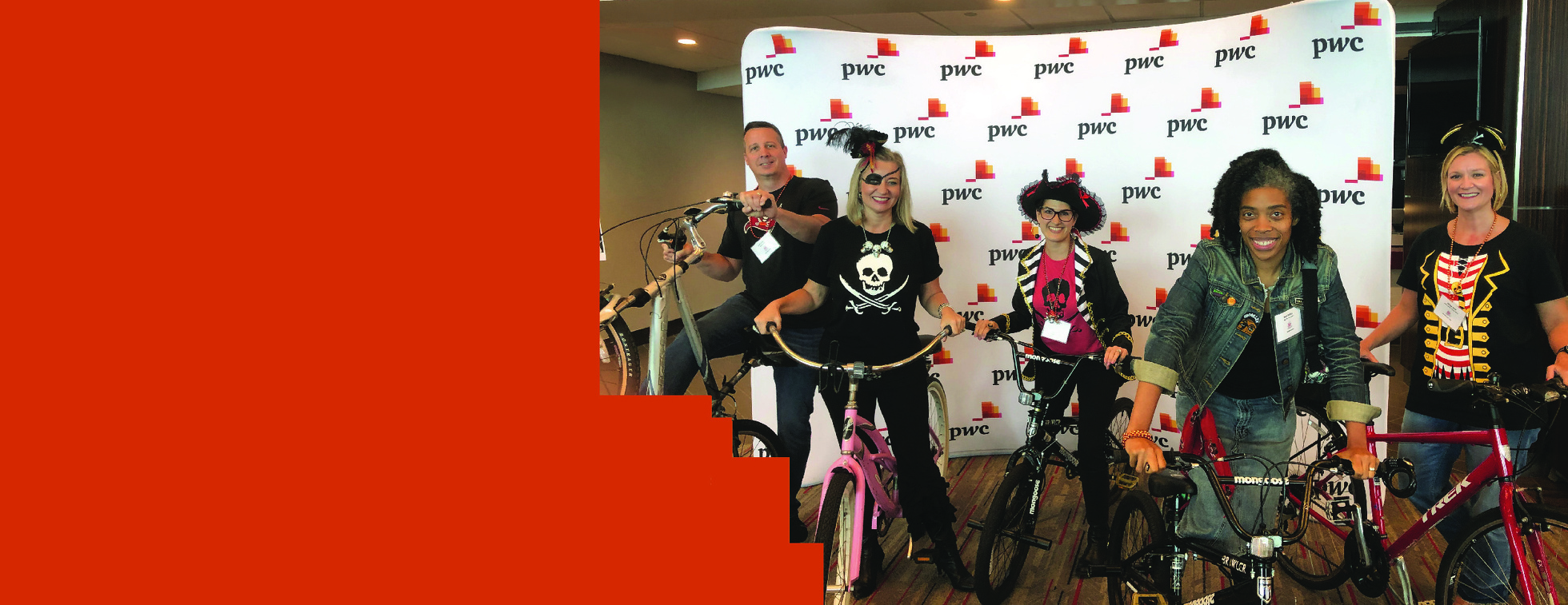 PwC puts kids Onbikes 
